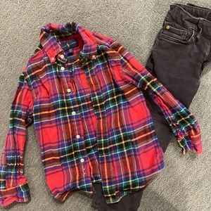 4T Christmas boys dress shirt set